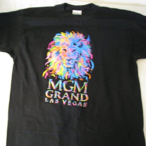 Vintage MGM Grand Las Vegas Lion T-Shirt - Picture 1 of 5